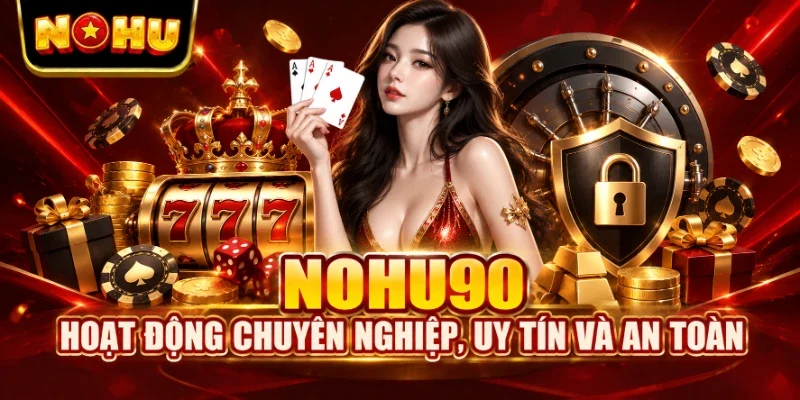 NOHU90 hoạt động chuyên nghiệp, uy tín và an toàn